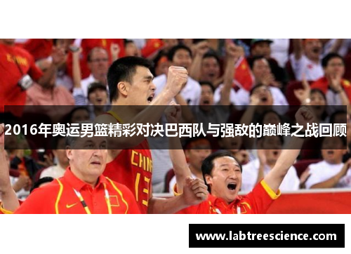 2016年奥运男篮精彩对决巴西队与强敌的巅峰之战回顾